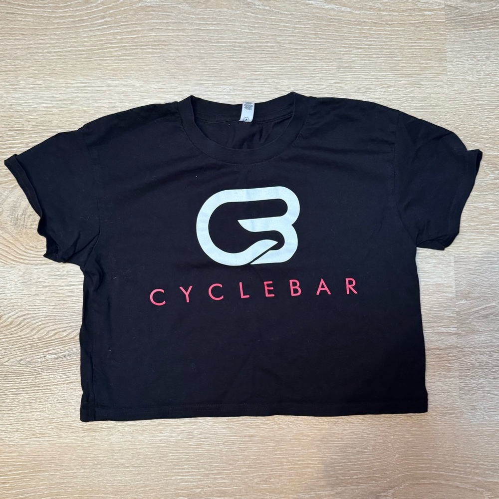 CycleBar Crop Short Sleeve Top